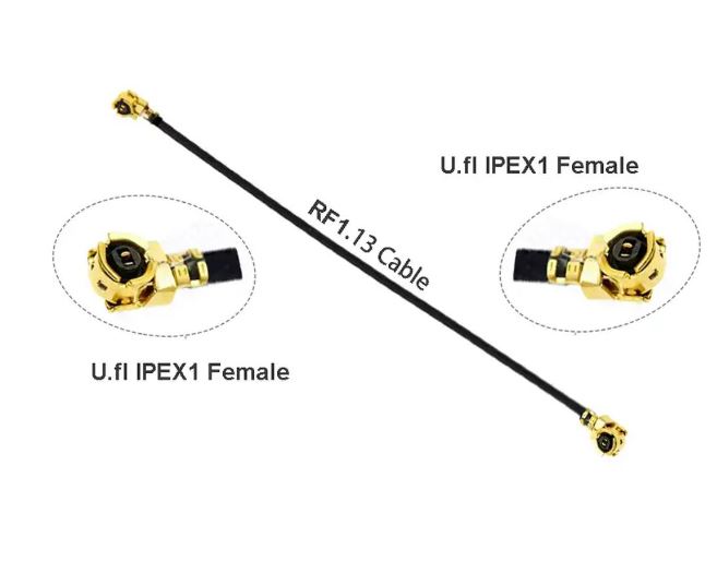 Cable rf113 u.fl ipx-1 hembra-hembra  largo: 5cm