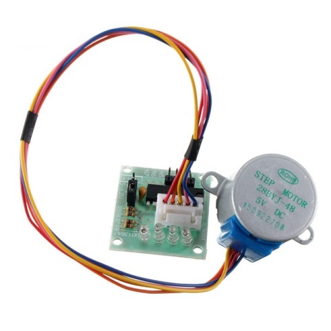 Motor paso-paso 5vdc + driver uln2003 (28byj-48) para arduino