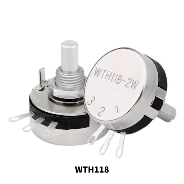 Potenciometro lineal carbon 22k ohms, 2w, 1a 