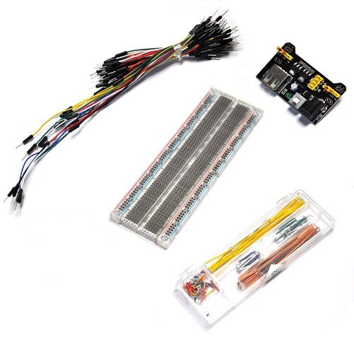 Kit alimentacion con placa+modulo power+puentes+cables arduino/funduino