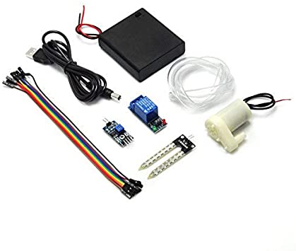Kit de riego automatico, deteccion de inundacion/humedad y bombeo 