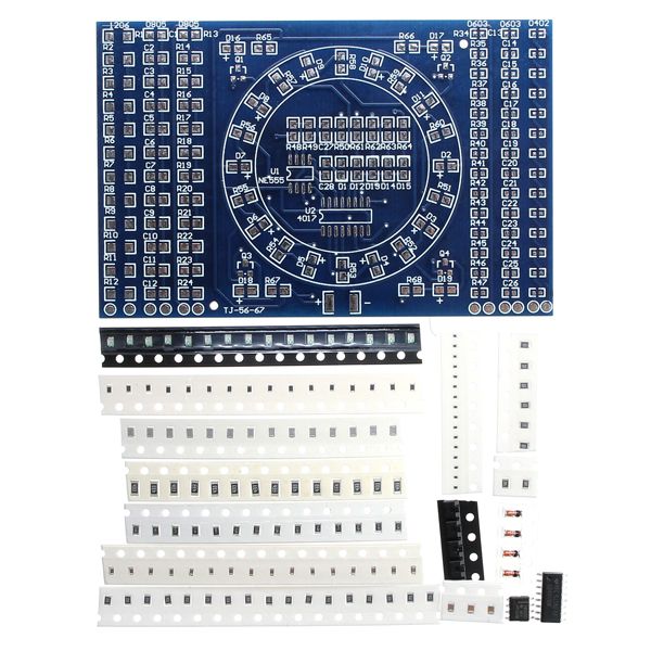 Kit placa de practica de soldadura smd 