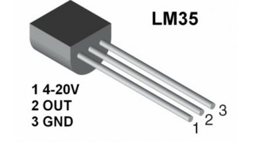 Lm35dz sensor de temperatura; 0÷100°c; to92; tht; exact: ±0,9°c (original) texas