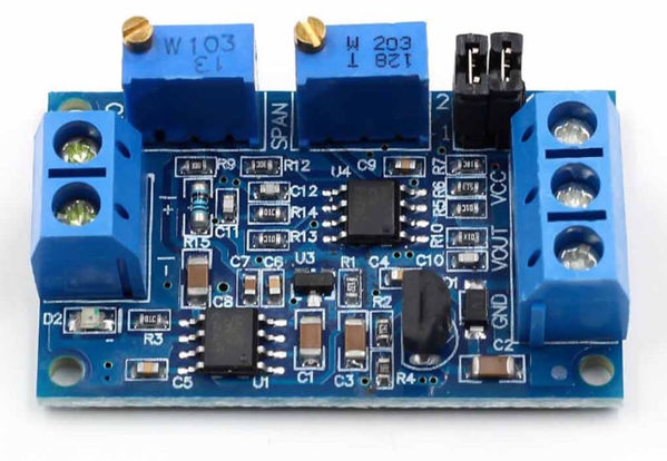 Módulo convertidor de corriente a voltaje 4-20ma a 0-3.3v 5v 10v