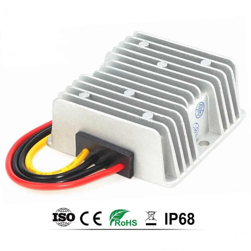Convertidor/reductor step-down 24v>12v, 10amp., 120w, ip68