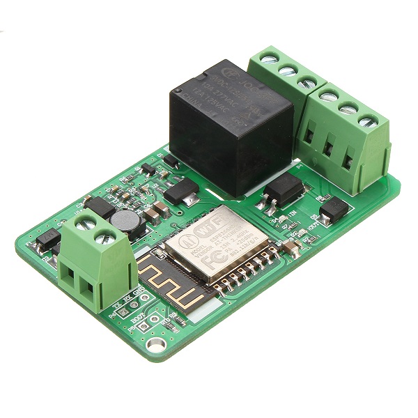 Esp8266 modulo rele wifi dc7~30v / 10amp. 