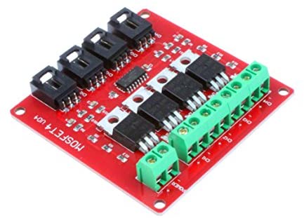 Modulo conmutador 4 canales mosfet irf540 