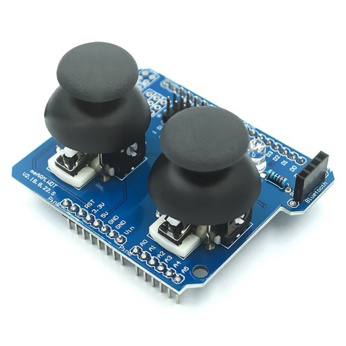 Dual joystick para brazo robotico, ps2 y proyectos con arduino