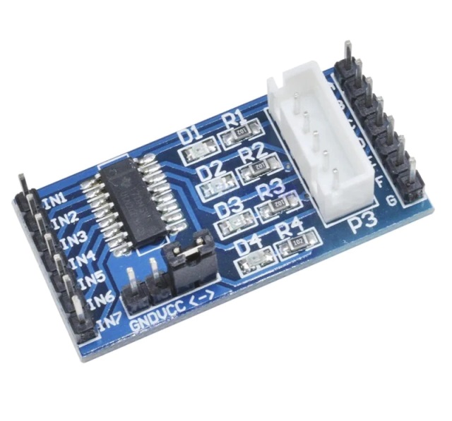 Uln2003 placa control smd para motor paso-paso 28byj-48 