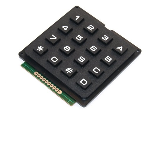 Teclado 4x4 matrix para arduino/funduino color negro