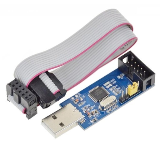  avr programador usb isp usb asp atmega8 atmega128 compatible con win7 64k