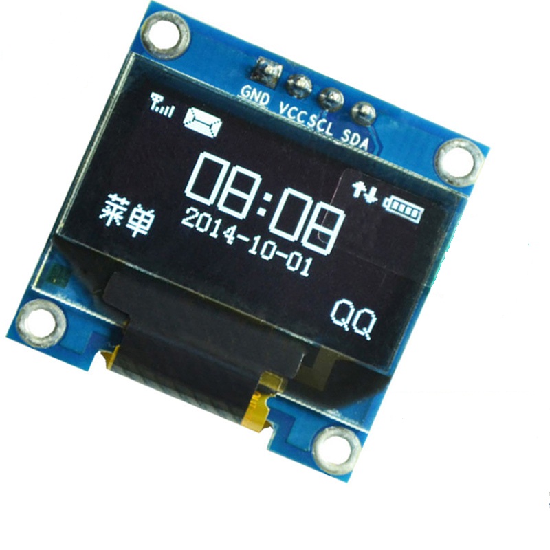 Modulo display lcd oled 0.96" 128x64 12c icc blanco
