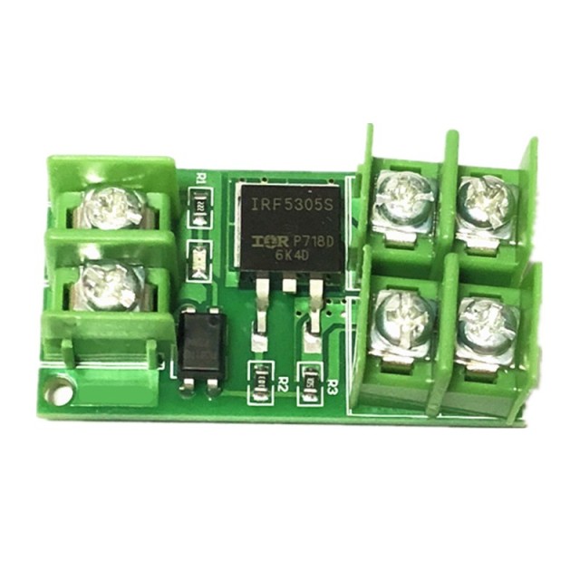 Modulo mosfet irf5305 para dc control de luces, motores, etc.