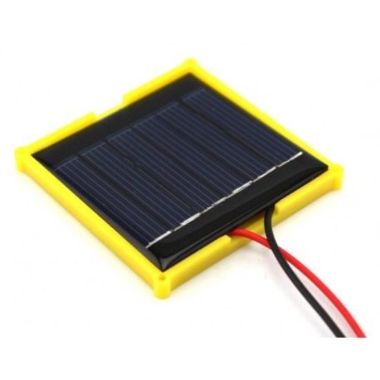 Modulo panel solar con cables y conectores 3v/100mah