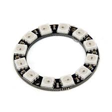 Ws2812 aro led  rgb smd5050 12-bit 12xdiodos ø50mm