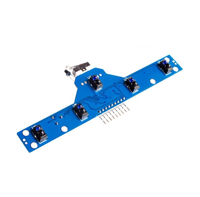 Tcrt5000/bfd-1000 módulo sensor de seguimiento de cinco caminos