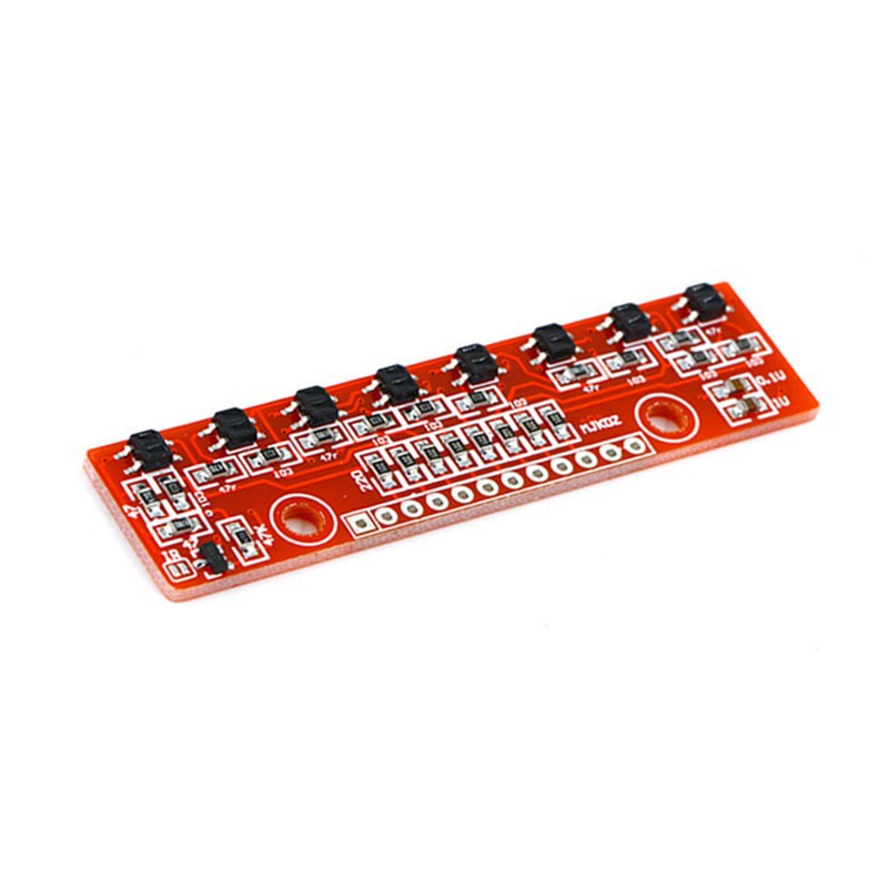 Qtr-8rc modulo sensor seguimiento de lineas 8 vias / 8 ways tracker 