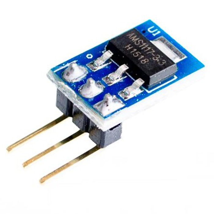 Ams1117-3.3  modulo alimentacion step-down dc5v a 3.3v 800map.