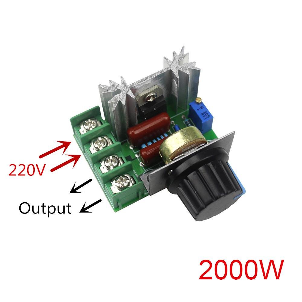 220v/2000w scr controlador velocidad o dimmer