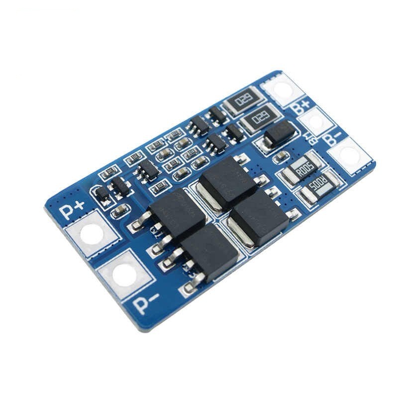 2s/10amp. pcb bms cargador bateria litio 18650 con balance 8.4v