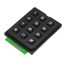 Botonera de membrana matrix 12 teclas 4x3