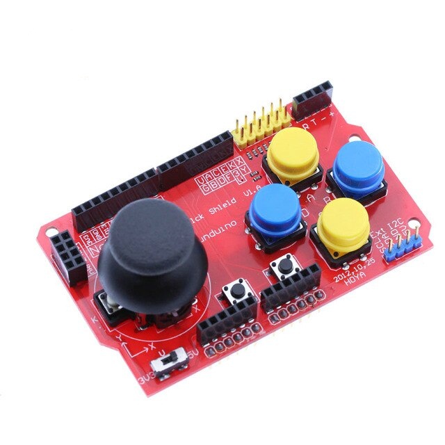 Gamepad joystick keypad shield ps2 para arduino nrf24l01 nk 5110 lcd i2c