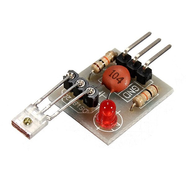 Sensor receptor láser de tubo no modulado 5v para arduino wishiot