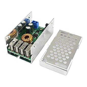 Dc-dc step-down 12v a 5v 5amp. x4usb lm2596s