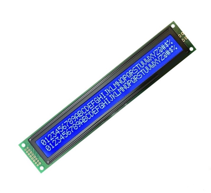 Sur4002a 40x2 display lcd con retro iluminación azul 