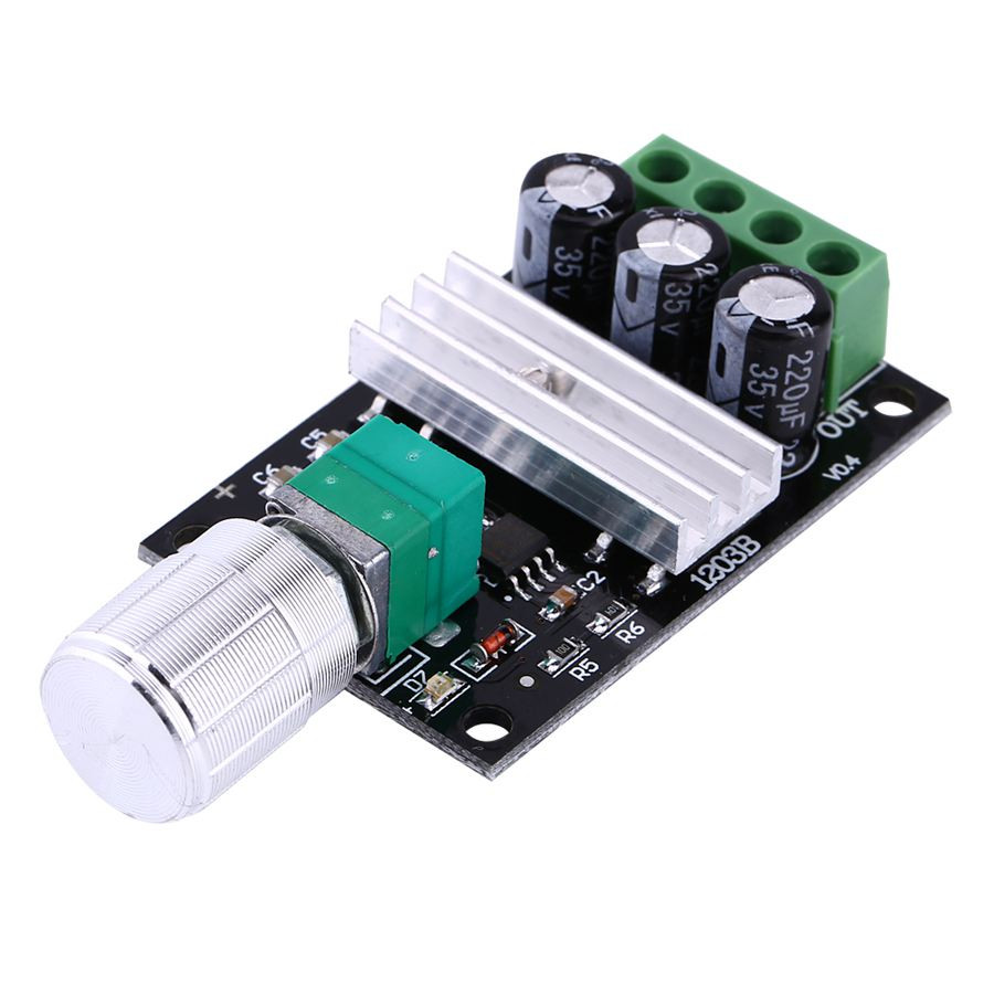 Modulo control de velocidad  dc6v/12v//24v/28v/3amp. 1203bk