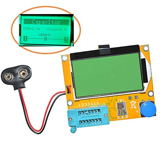 Lcr-t4 esr scr tester con lcd12864 para diodo triodo capacitancia scr inductancia