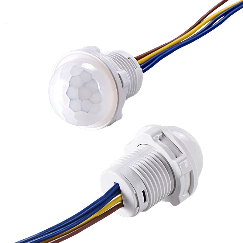 Sensor pir de movimiento y luz n/c automatico 220vac para activacion de luz