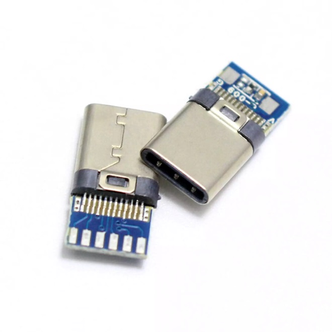 Modulo conector macho usb-c 3.1 24pin 