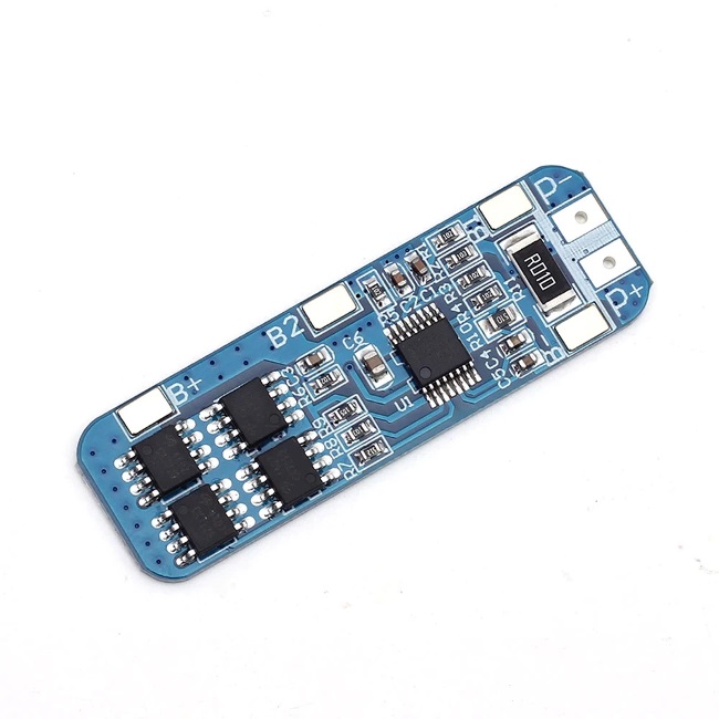 3s, 12v, 10a, bms cargador/protector para baterias 18650