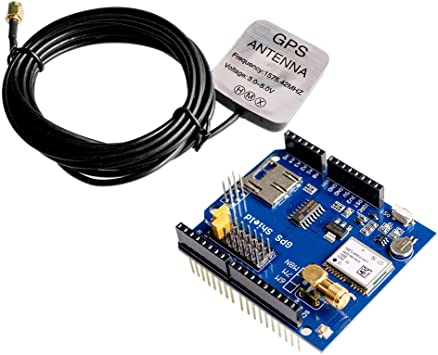 Tarjeta de expansión gps neo-6m con antena sd +