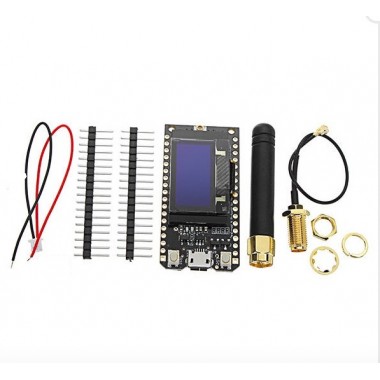 Ttgo-pantalla azul oled lora32, 868/915mhz, esp32, 0,96", bluetooth, wifi 