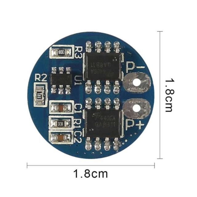 2s 5a bms modulo carga para bateria litio 18650 
