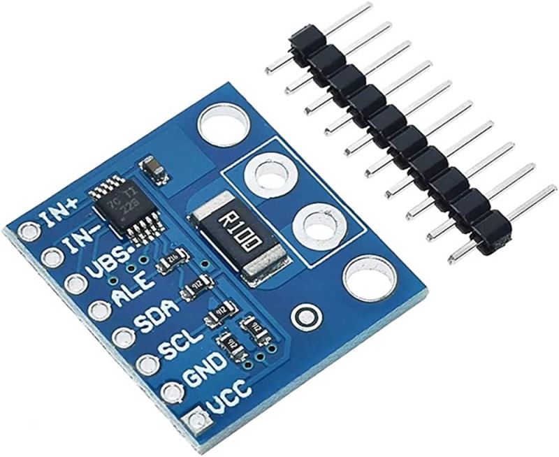 Ina226 iic sensor para la medición de corriente, voltaje y potencia 