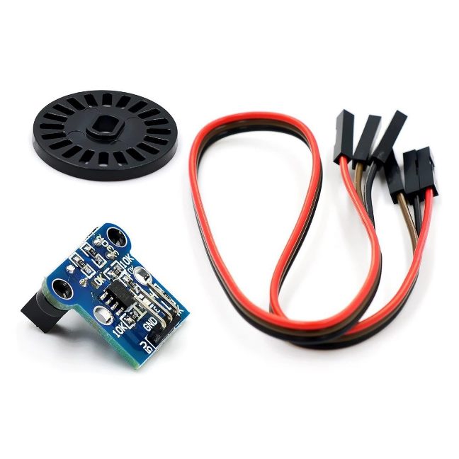 Hc-020k modulo kit sensor fotoelectrico para medir velocidad 