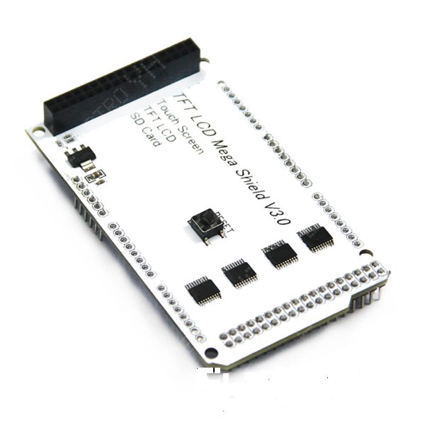Tft lcd mega shield v:3.0 touch screen, sd card 