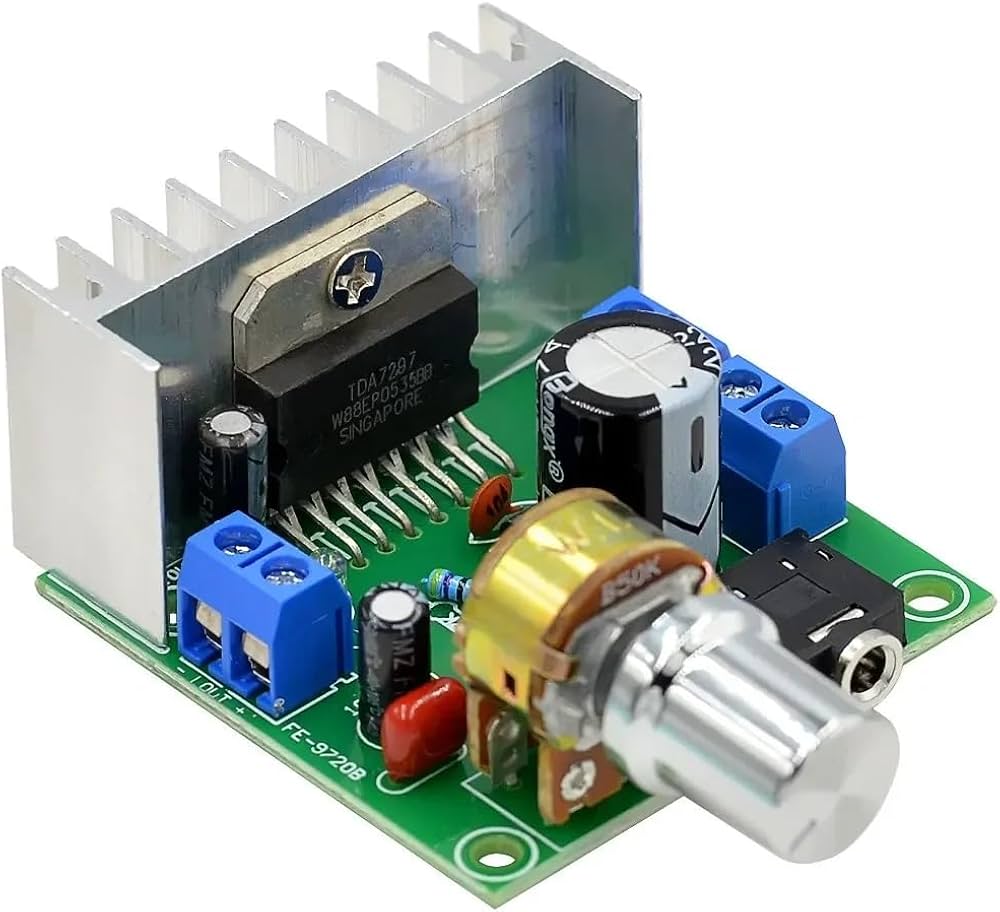 Amplificador de potencia de audio de doble canal tda7297 15w + 15w 