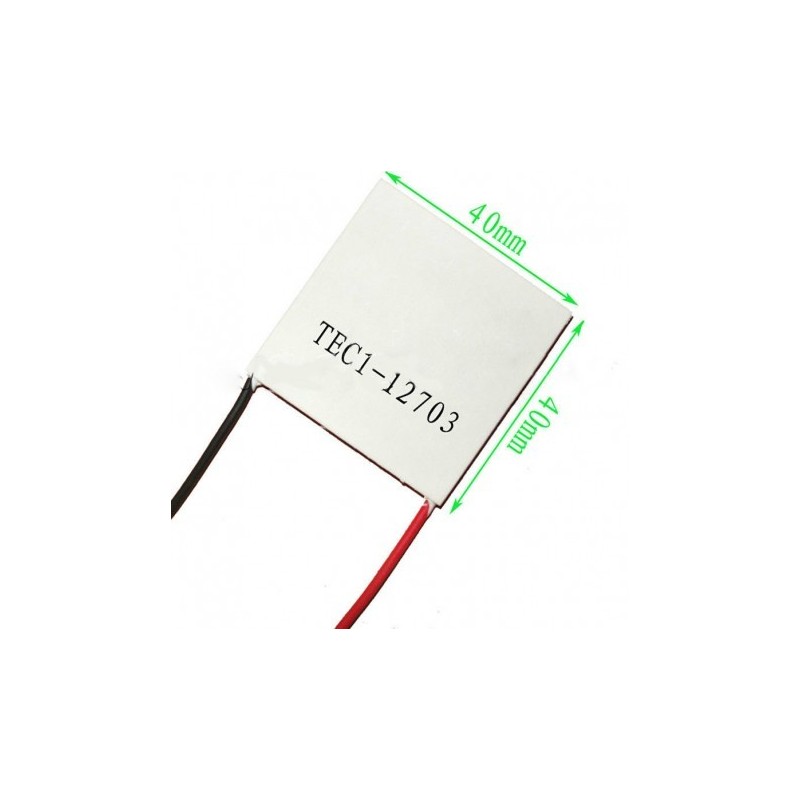 Tec1-12703 12v/3a celula peltier 40x40mm