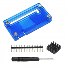 Carcasa acrilica raspberry pi zero con refrig, pins y atornillador 