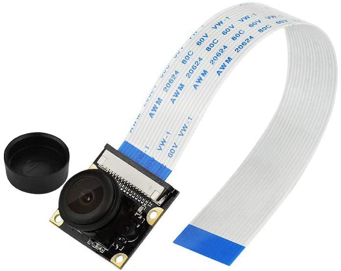 Camara 130º, ov5647 vision nocturna 5mp para raspberry pi 4b/3b