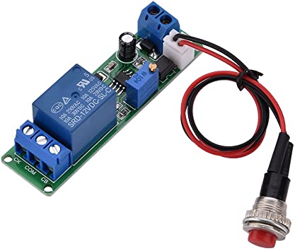 Modulo rele 12vdc con tiempo de retardo 1~10seg.