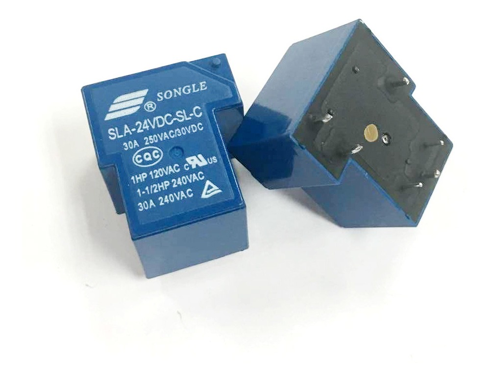 Sla-24vdc-sl-c rele 24v 30a 6pines para pcb