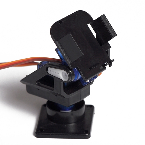 Kit servo ptz pan/tilt  para camaras 28x28mm (motores no incluidos