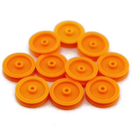 Kit de 10  poleas 2x17mm para motores (orificio 1.9mm)