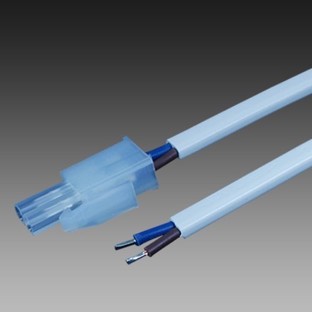 Conector amp con cable 1.5mt de 2x0.75mm para l801c color blanco