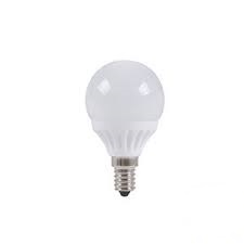 Bombilla  esferica pequeña e14, 6w, 3000k, 550lm, luz calida